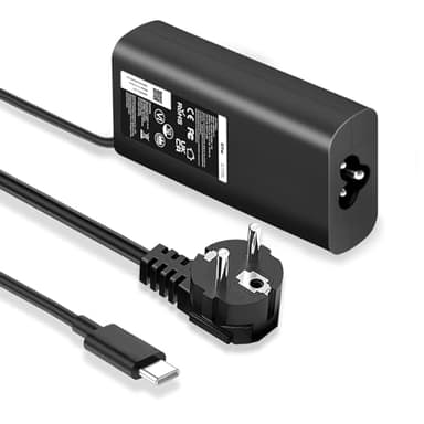 Chargeur USB C 65w Compatible avec Dell Latitude 3420 5520 5285 5290 5330 5320 5420 7212 7275 7390 7420, XPS 12 9250 9350 9360,Chromebook 3100 3400 5190 Adaptateur Secteur Ordinateur