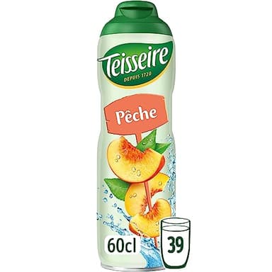 TEISSEIREE Sirop de Pêche, La bouteille de 60cl
