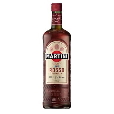 MARTINI Rosso Vermouth Apéritif Rouge, 14,5% vol., 100cl / 1L, Vermouth doux infusé aux herbes régionales