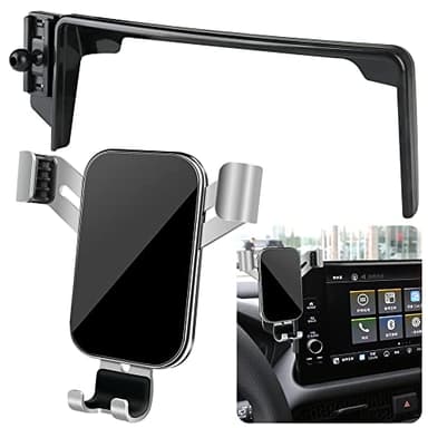LUNQIN Support de téléphone de voiture pour Honda HRV HR-V 2023 2024 2025 LX Sport EX-L Accessoires d'intérieur de voiture Meilleur support de téléphone portable Support de charge de navigation