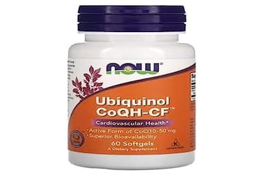Now Foods, Ubiquinol CoQ10, Kaneka Ubiquinol, 50 mg, 60 gélules molles