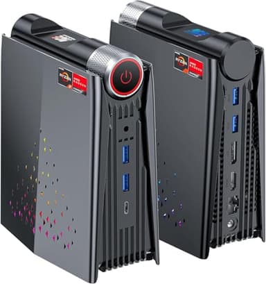 ACEMAGICIAN S3A Mini PC Gaming, AMD Ryzen 9 6900HX (8C/16T, jusqu'à 4,9 GHz), 16 Go DDR5 4800 MHz 512 Go NVME PCIe3.0 SSD, AMD Radeon 680M Micro ordinateur de bureau avec réglage 3 modes | WIFI6 | LAN