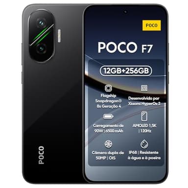 XIAOMI POCO F7 5G Smartphone 12+512 Negro (Chargeur Non Inclus)