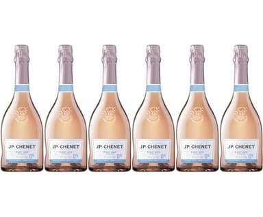 JP Chenet - Free Sparkling Pinot Noir Vin rosé pétillant sans alcool - Sans arômes ajoutés, goût authentique - Origine : France (6 x 0.75 L)