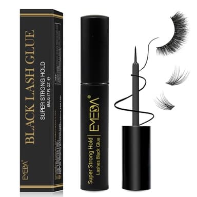 EMEDA Colle Faux Cils Latex Adhésive Imperméable 5ml Black Lash Glue