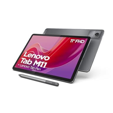 Lenovo Tablette Tab M11 | Écran Tactile WUXGA 11" | MediaTek Helio G88 | 8 Go de RAM | SSD 128 Go | Wi-FI | Android 14 | Gris | avec Stylet