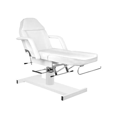 PLUS SANTE - Ment Black, Fauteuil de Soin hydraulique Professionnel - Multifonctionnel, Rotation 360°, Réglable et Confortable, Largeur 65 cm (Blanc)