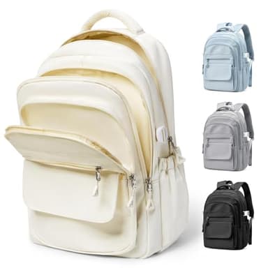Lendolk Sac College Fille Garcon Adolescente Leger, Cartables Loisir Multipoches, Sac à Dos Femme Homme,Sacs à Dos Ordinateur 14 Pouces etanche,Sac Ecole Pour L'université