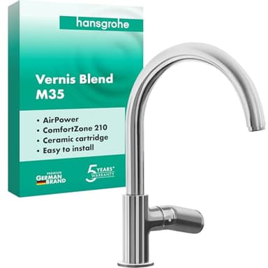 hansgrohe Vernis Blend M35 Mitigeur de cuisine 210, 1 jet, chromé, 71870000