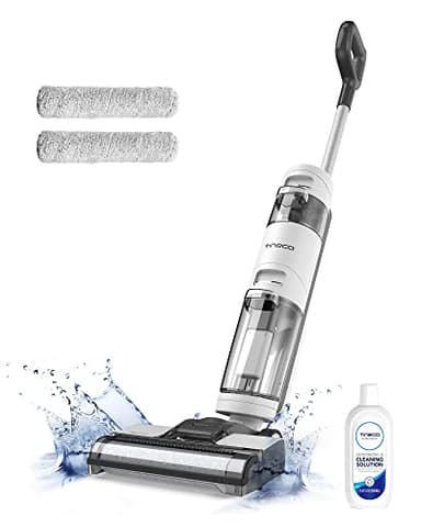 Tineco iFloor 3 Breeze Plus Aspirateur Laveur Sec Humide, Nettoyeur de Sol sans Fil et Serpillière Légère pour Nettoyer Les Sols Durs en Un Passage