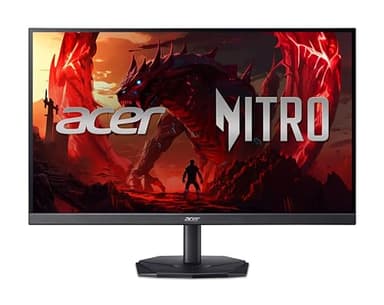 acer Nitro KG242YX1bmiipfx, Écran PC Gaming 23.8" FullHD IPS, 200Hz (1920x1080, 16:9, AMD FreeSync Premium, 1ms (VRB), 250Nits, 2xHDMI 2.0/1xDP 1.2) Moniteur PC, Couleur Noir