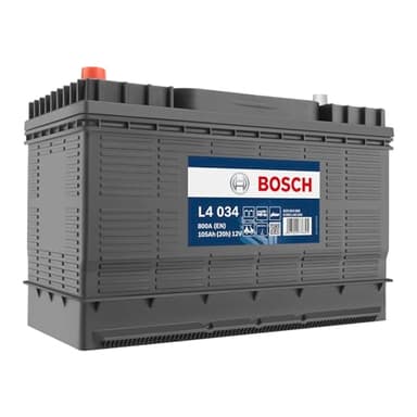 Bosch L4034 Batterie de Loisirs, Camping-car, Bateau - Décharge Lente 12V 105A/H-800A