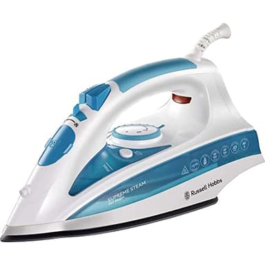 Russell Hobbs Fer à repasser vapeur [Puissant, Effet pressing 210g] Steamglide Pro (2600 W, semelle en céramique, réservoir 300ml+pulvérisateur, auto-nettoyage, anticalcaire et anti-goutte) 20562-56