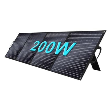 Solarplay Panneau solaire pliable 200 W pour générateurs solaires portables, module photovoltaïque pour système hors réseau, pour jardin, balcon, caravane vers l'extérieur