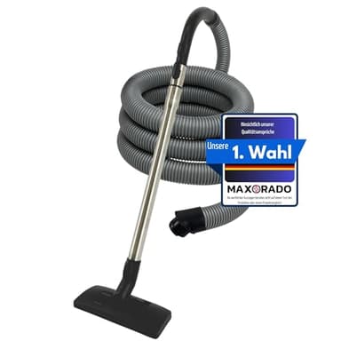 Maxorado Tube Aspirateur Buse de Sol Poignée Tuyau Compatible avec Miele S8 S8000 C3 Complete & C3 Compact Pièces de rechange Buse Combi SBD Gris Plastique et métal 1 Pièce