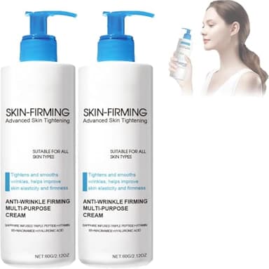 2 Pièces Crème Rajeunissante Raffermissante pour La Peau Avancée, Crème Ultra Raffermissante Et Revitalisante Fubsta, Crème Raffermissante pour La Peau