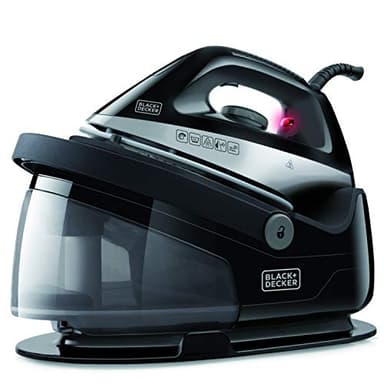BLACK+DECKER BXSS22000E - Centrale Vapeur, Débit de vapeur de 120g/min, réservoir 1.4L, chauffage rapide, semelle en céramique
