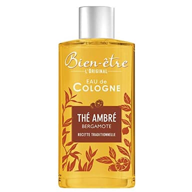 Bien-Etre Eau de Cologne L'original thé ambré bergamote - Le flacon de 250 ml