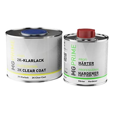 MG PRIME 0,75 litre 2C vernis peinture voiture de haute brillance HS durcisseur compris