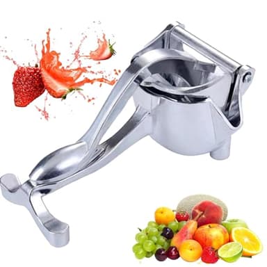 Presse-Fruits Manuel Multifonctions, Extracteur de Jus Manuel Portable, Presse à Fruits Amovible, Convient aux Agrumes, Conception Portable, Amovible et Facile à Nettoyer