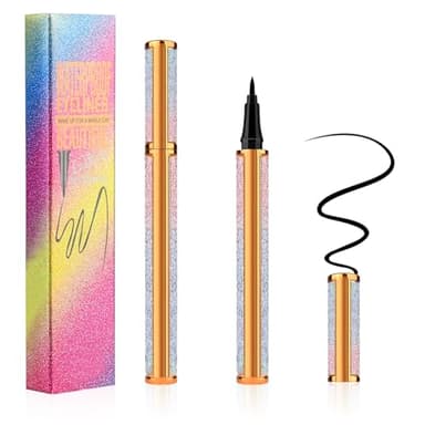 Aomig Crayon eyeliner végétalien 24h - Tenue longue durée Précis Anti-salissures Doux pour les yeux sensibles