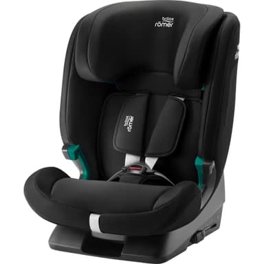 BRITAX RÖMER Siège Auto EVOLVAFIX, avec ISOFIX, enfant de 76 a 150 cm (i-Size), de 15 mois a 12 ans, Space Black