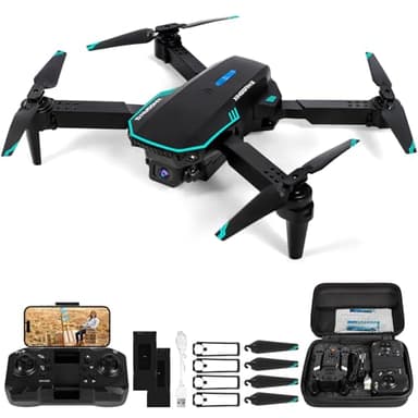 Drone pour Enfant avec Caméra 720P HD, Drone Quadricoptère FPV WiFi Télécommandé, Mode sans Tête, Maintien d'Altitude, 360°Flips, Cadeau et Jouet pour Enfant ou Débutant, Noël sale manger décoration