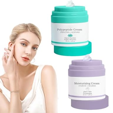 Elephant, crème polypeptide éléphant, 2024 New Elephant Lala Retro Whipped Cream, crème hydratante pour le visage, polypeptide crème Bubble Soins de la peau Rétro crème fouettée Bubble Creme (A+B)