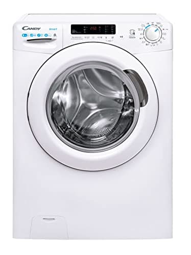 Candy CSWS 4852DWE/1-S Lave-linge séchant Smart - Pose libre, 8+5 kg, 1400 tr/min, Fonction vapeur, NFC, Cycles rapides, Blanc, Classe E