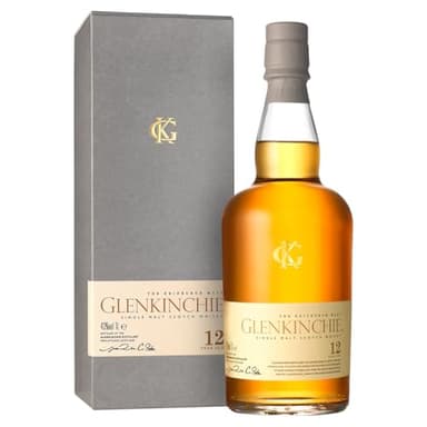Glenkinchie 12 Ans, Whisky Single Malt, 70cl Sous Étui