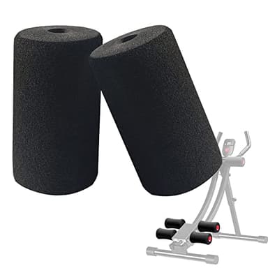 SPORTARC Lot de 2 rouleaux en mousse pour pieds d'haltérophilie, banc de musculation, pieds extensibles en mousse pour la maison, la salle de sport, équipement de remplacement 160 mm