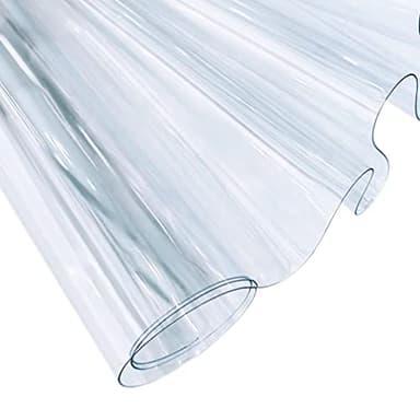 Rouleau de film en PVC transparent imperméable pour la fabrication de nœuds et nœuds - 30 x 135 cm - 0,4 mm - Couleur unie fluo