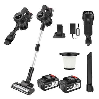 Aspirateur Balai sans Fil sans Sac Multifonctions 4 en 1, Aspirateur Balai Laveur sans Fil Aspirateur Balai sans Fil Hoover, Batterie Rechargeable De 3000mAh, 2 Mode D'aspiration De Puissance