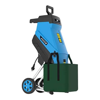 Güde 94372 GH 2501 Hachoir de jardin avec bras de suspension automatique 45 l, Bleu