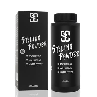 Poudre Coiffante, Poudre Texturisante Cheveux Homme, Volume Instantané & Effet Mat,Hair Volume Powder Pour Femmes et Hommes, Naturel Texture Produits Coiffants,30g