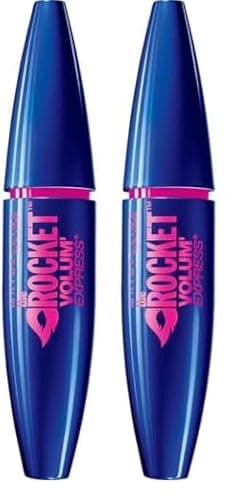 Maybelline New York - Mascara Volume - Rocket - Noir - 9,6 ml (Lot de 2)