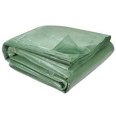 Probache - Bâche de Rechange 130 GR/m² pour Serre Tunnel 18m² Verte CRIMÉE
