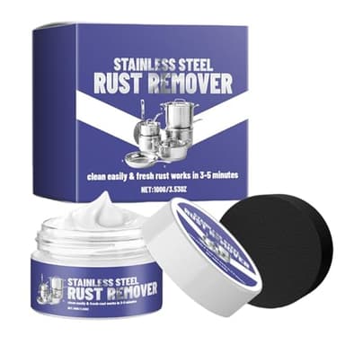 Dérouillant Acier Inoxydable - Agent De Nettoyage Pour Graisse De Fer Et Éraflures,Dérouillant pour Évier de Cuisine - pour Électroménagers Éviers Outils Meubles Réfrigérateur Four Ustensiles de
