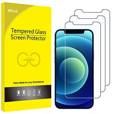 JETech Protection d'Écran pour iPhone 12 mini 5,4 Pouces, Film en Verre Trempé, Lot de 3