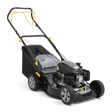 Alpina Tondeuse à Gazon à Essence AL5 46 SA, Traction à Roues, Panier de 60L, Coupe de 46cm, Jusqu'à 1200m²