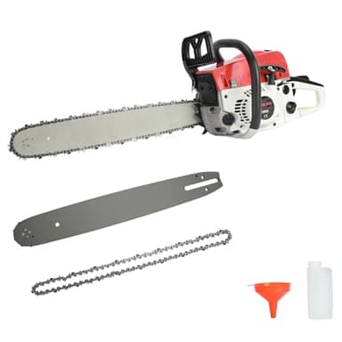 Tronçonneuse thermique,Tronçonneuse à Essence 58 cm3,3.2 CV,guide 53 cm