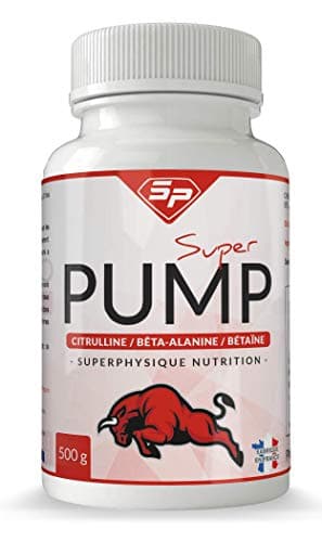 SUPER PUMP • BOOSTER MUSCULATION • Congestion explosive • PUISSANT pré-workout • MADE IN FRANCE • Pour 4 MOIS • SuperPhysique Nutrition
