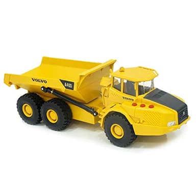 New Ray- Dumper Volvo A 40D B/O Light & Sound 1/32° Camion Miniature, 01016 A, Multicouleur