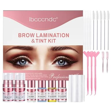 Kit de Lifting de Sourcils Professionnel,Brow Lamination,Beauty Brow Lift,Sérum & Brosse,Sourcils Denses & Volumineux,Convient pour le salon et la maison