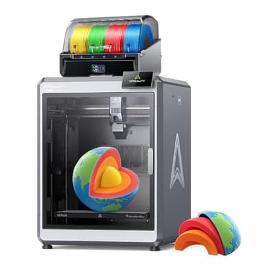 Imprimante 3D Creality K2 Plus Combo,Impression Multicolore avec Nouveau CFS,Vitesse d'impression maximale de 600 mm/s,Mise à Niveau entièrement Automatique,Double caméra IA,35x35x35CM(K2 Plus Combo)