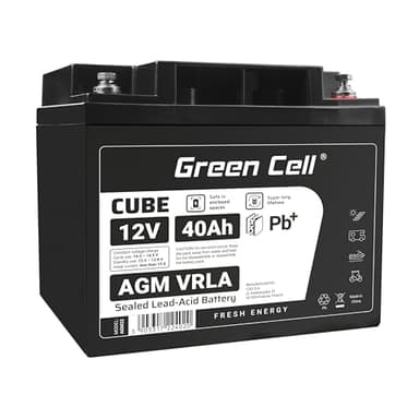 Green Cell Battery AGM 12V 40 AH