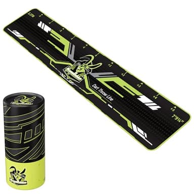 MageRabbit Dartboard en PVC, Vert, avec Darts, Rectangulaire, pour Fléchettes à Pointe Souple et Acier, Antidérapant, Protège le Sol et les Pointes de Fléchettes