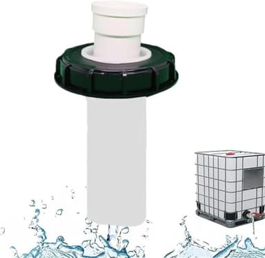 180° Couvercle de Réservoir IBC avec Filtre en Nylon Lavable pour Réservoir d'eau de Pluie IBC 1000 litres,Filtre À Couvercle IBC Accessoires de Réservoir IBC,Filtre à Eau de Pluie en Nylon 165 mm
