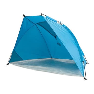 Abri de Plage Outdoor Helios Air, Bleu, UV 80, Petit, aération – Tente de Plage pour Voyage