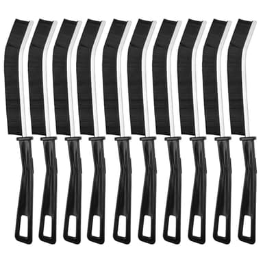 Newpop 10x Brosse Nettoyage Salle de Bain, Joint Carrelage, Brosses de Nettoyage de Crevasses à Poils Durs, pour Groove Gap et Saleté Rainure a Rouille dans Salle,Cuisine,Toilettes